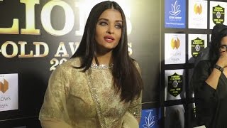 Aishwarya Rai Bachchan At 23rd SOL Lions Gold Awards 2016 [upl. by Llekram447]