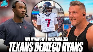 Texans DeMeco Ryan quotCJ Strouds Confidence Has Rubbed Off On This Team amp Hes A Guy To Believe Inquot [upl. by Wivestad]