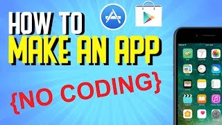 How to Create an App Without Coding Mobile Game App Developing [upl. by Yllas]