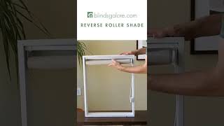 The difference between a Reverse and Standard Roller Shade [upl. by Genaro]