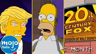 Top 10 PREVISIONI del FUTURO più INCREDIBILI nei SIMPSON [upl. by Constance]