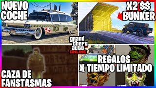 NUEVA ACTUALIZACION de HALLOWEEN NUEVO COCHE X2 en BUNKER REGALOS X TIMEPO LIMITADO  GTA Online [upl. by Aowda]