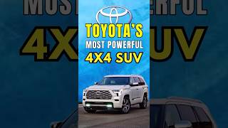 TOYOTA’S MOST POWERFUL 4x4 SUV toyota sequoia suv fortuner endeavour landcruiser cars shorts [upl. by Kristofer]