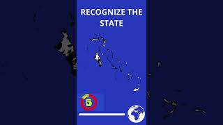 QUIZ 6  Recognize 5 American countries by its borders mapping geography asia shorts [upl. by Scheider]