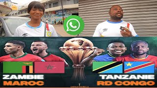 ⚽RDC  TANZANIELES REACTIONS DAVANT MATCH AVEC LES KINOIS COUPE D AFRIQUE CAN 2024 COTE DIVOIRE [upl. by Omrellug555]