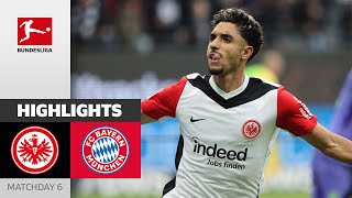 Marmoush Shocks FC Bayern  Eintracht Frankfurt  Bayern München 33  Highlights  MD 6 – BL 2425 [upl. by Brenda]