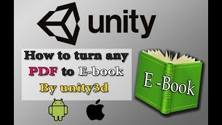 Turn any PDF file into a EBook App by Unity3D Easy Way [upl. by Marler]