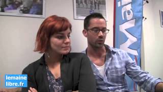 Fauve Hautot et Emmanuel Moire en interview au Maine Libre [upl. by Jarret]