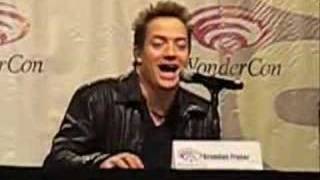 Brendan Fraser at WonderCon 2008 Talks Monkeybone [upl. by Ahsemad]