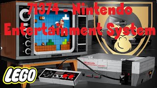 Lego Set 71374  Nintendo Entertainment System SPEED BUILD amp REVIEW [upl. by Rayshell627]