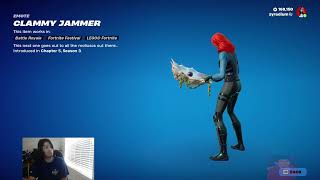 NEW CLAMMY JAMMER EMOTE  Fortnite Itemshop 62724 [upl. by Ruprecht]