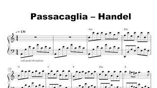 Passacaglia – Handel  Halvorsen  Piano Cover [upl. by Beulah]