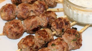 Recette brochettes de KEFTA orientale [upl. by Masuh545]