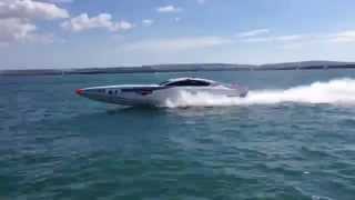 Vector Martini Race Winners of the 2014 CowesTorquayCowes Powerboat Race [upl. by Leimad]