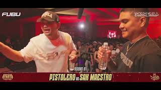 SAK MAESTRO VS PISTOLERO hiphop support supportlocal [upl. by Galvin]