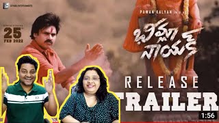 Bheemla Nayak Release Trailer Reaction  PAWAN KALYAN RanaTrivikramThaman  bheemlanayak trailer [upl. by Cilegna335]