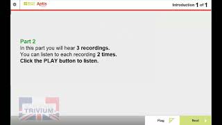 Aptis Advanced Listening test 1 [upl. by Lenette]