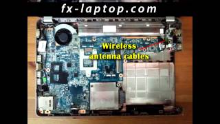 Disassembly HP G42 or HP Compaq Presario CQ42  replacement take apart keyboard screen [upl. by Darreg]