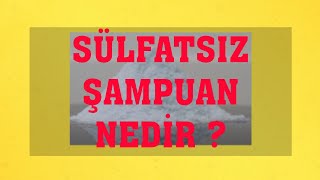 SÜLFATSIZ ŞAMPUAN NEDİR  Sülfatsız Şampuan ne işe yarar  Sülfat Paraben Slikon nedir  Beluventa [upl. by Elijah]