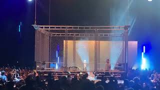 Bayley Entrance and Steel Cage lowering WWE Live London [upl. by Ezana]