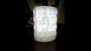 3D YAZICI İLE FOTOĞRAFLI ABAJUR  SÜS EŞYASI VEYA HEDİYELİK BASMAK  3D Printed Lithophane Lamps [upl. by Normandy]