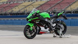 2021 Kawasaki Ninja ZX10R Review  MC Commute [upl. by Aicenra]