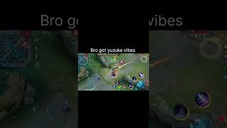 Bro got yuzuke vibes 🙂mobilelegends mlbb yuzuke choou [upl. by Aihsenal]