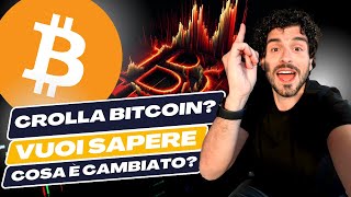 PANICO SU BITCOIN LA PARTITA È ANCORA APERTA ATTENTO AL FUD [upl. by Tak]