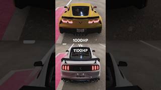 Z06 vs GT500 chevy mustang corvette ford [upl. by Drhcir628]