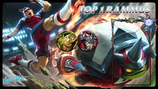 Wild Rift RAMMUS  TOP 1 Sweeper Rammus S13 Ranked Gameplay  Build [upl. by Andryc]