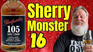 Glenfarclas 105 16 year old Sherry monster whisky review [upl. by Ennairb677]