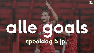 Bekijk alle goals van speeldag 5 in de Jupiler Pro League [upl. by Anitsyrc]