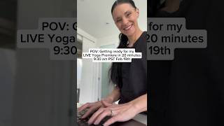 I’m LIVE for pregnancy yoga in 10 minutes  Join me 💞 [upl. by Whitney566]