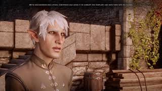 Dragon Age™ Inquisition Meeting Hawke MaleHawkeFenris Romance [upl. by Fae]