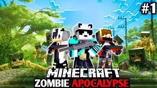 ZOMBIE APOCALYPSE Minecraft Movie  Ep1 [upl. by Conti]