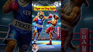 Tiger vs Dog fight shortvideo shortvideo tredinig viral treding [upl. by Oicram]