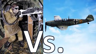 WWII Bomber gunners vs German fighters Which is more combat effective in airtoair engagements [upl. by Eydnarb]