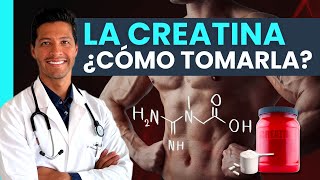 Cómo TOMAR CREATINA para conseguir MÁS MASA MUSCULAR [upl. by Notlaw]