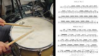 Wilcoxon Snare Drum Solo 1 [upl. by Hada579]