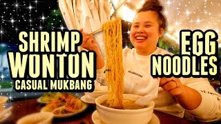 VIETNAMESE SPRING ROLLS  SHRIMP WONTON EGG NOODLES  DUCK PORRIDGE MUKBANG 먹방 EATING SHOW [upl. by Erdreid]