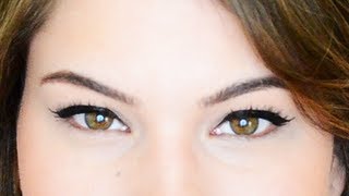 How to do Winged Eyeliner  Cat Eyeliner with Liquid Pen [upl. by Kenay410]