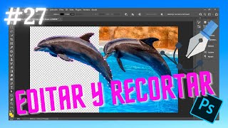 🔵Como hacer ✂️ RECORTES y EDITAR TRAZADOS con la Herramienta PLUMA en Photoshop BIEN EXPLICADO [upl. by Trebreh]