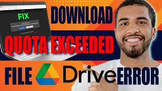 How to Fix ‘Download Quota Exceeded for This File’ Google Drive Error 2024 [upl. by Cerelly670]