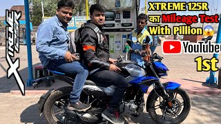 Hero Xtreme 125R का Mileage Test With Pillion In City Highway amp Offroad Conditions सोचा नही था ऐसा🤯 [upl. by Atterys439]