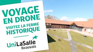 La ferme historique dUniLaSalle Beauvais vue dun drone by Benjamin Mollier [upl. by Ehav]