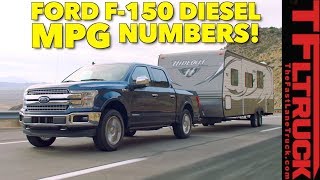 Is the 2018 Ford F150 Diesel the King of MPG EPA Ratings Announced [upl. by Dasi]