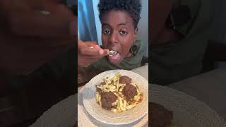 Carnivore Spaghetti and Meatballs food recipe carnivore carnivorediet keto glutenfree dinner [upl. by Noiramed186]