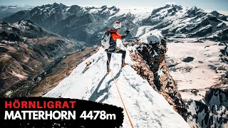 Matterhorn 4478m  HÖRNLIGRAT  In one day from valley to summit  FULL DOCUMENTARY 2020 ENG SUB [upl. by Tabib]