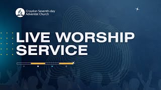 02 November 2024  Croydon SDA Church Live Worship  Week of Prayer [upl. by Suiravad]