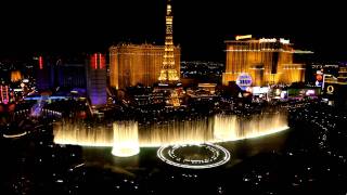 The Pink Panther Theme Song at The Bellagio Fountains [upl. by Anaeco]